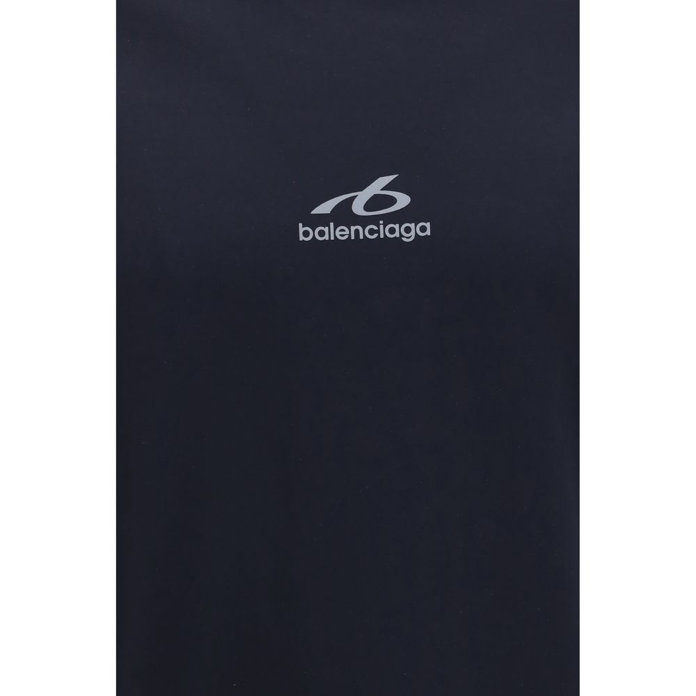 Balenciaga Blue Polyamide T-Shirt