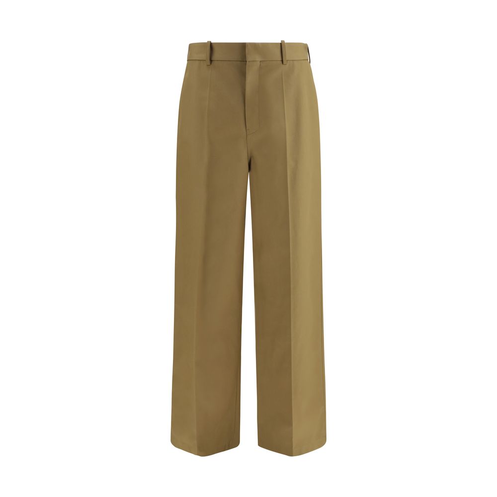 Balenciaga Beige Cotton Chinos