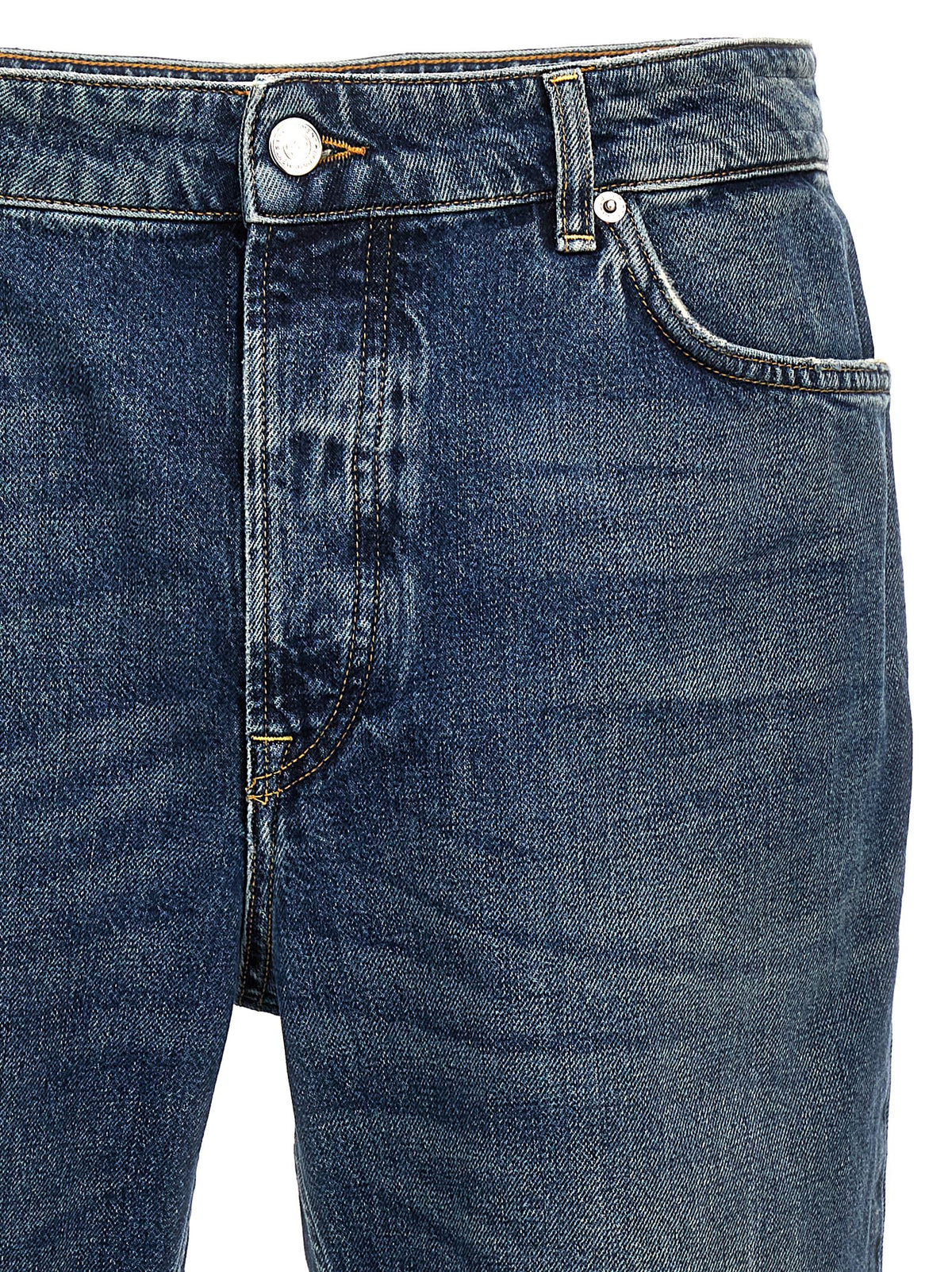 Blue Cotton Jeans Denim