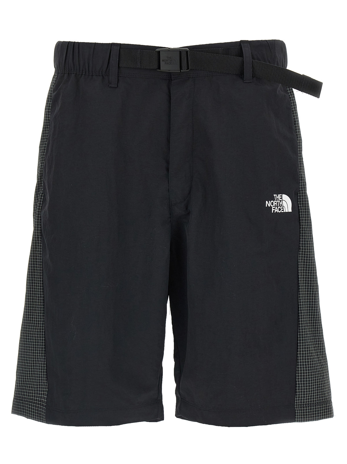 Black Nylon Bermuda Shorts