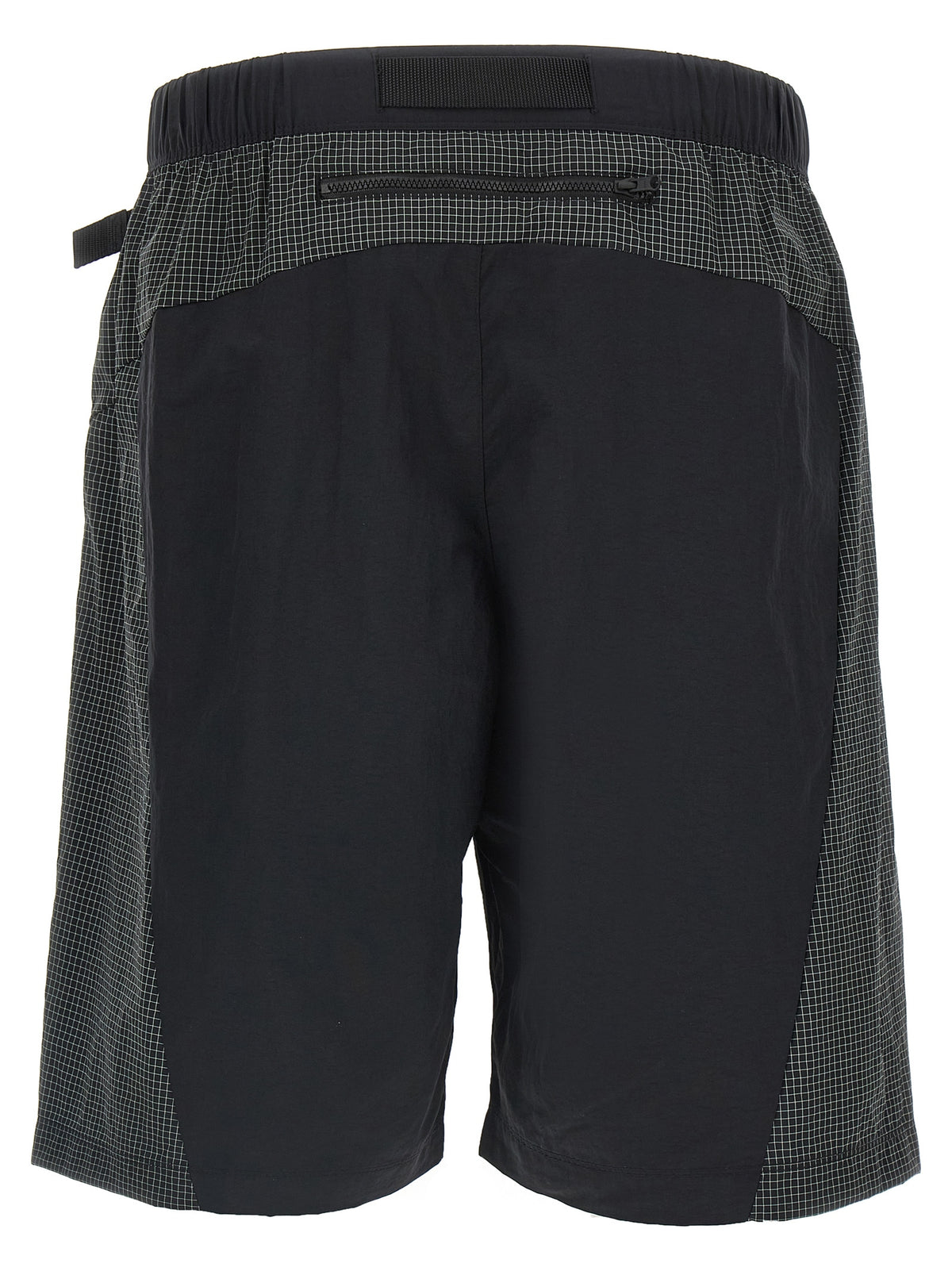 Black Nylon Bermuda Shorts