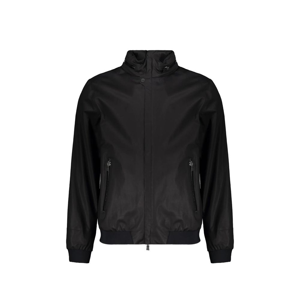 Herno Black Cotton Shell Jacket