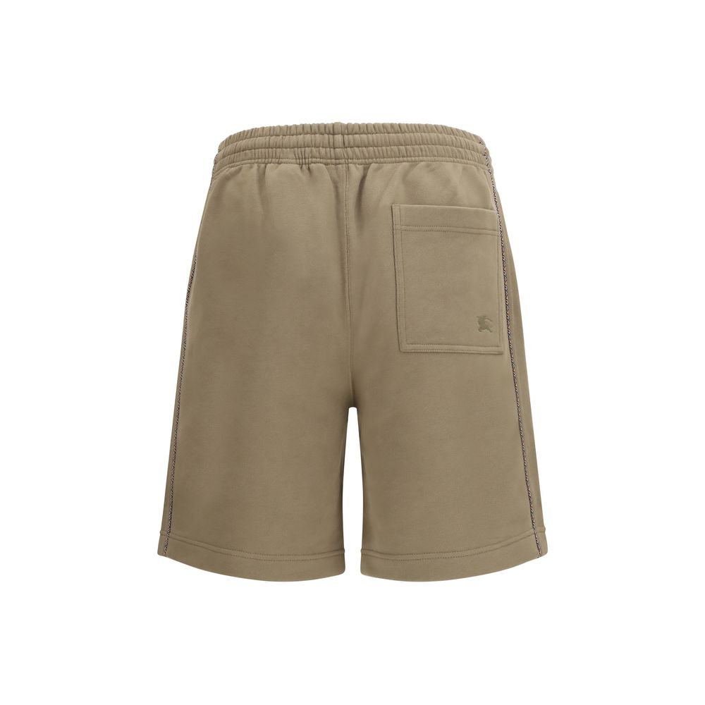 Brown Cotton Bermuda Shorts