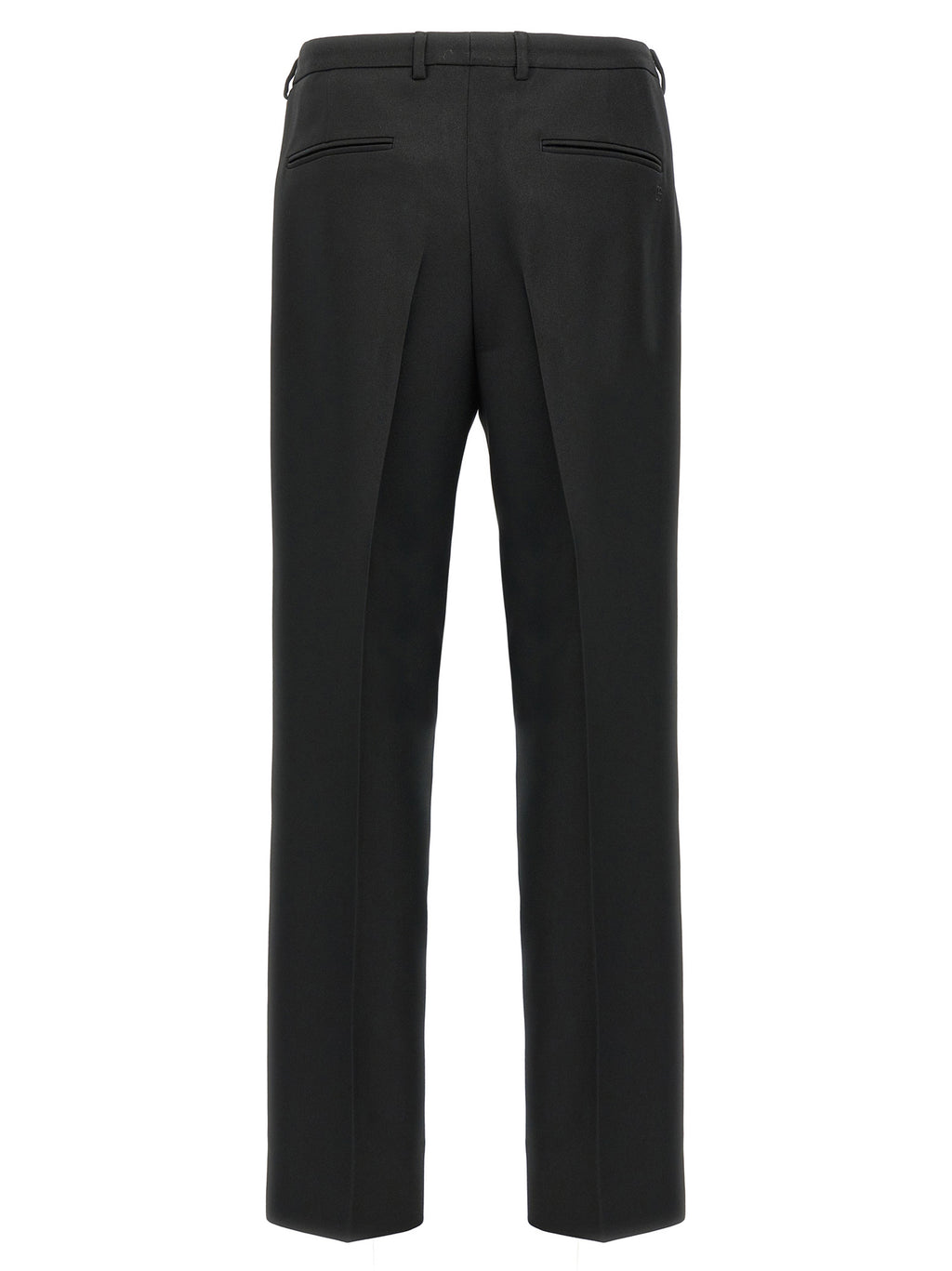 Gucci Black Polyester Casual Trousers
