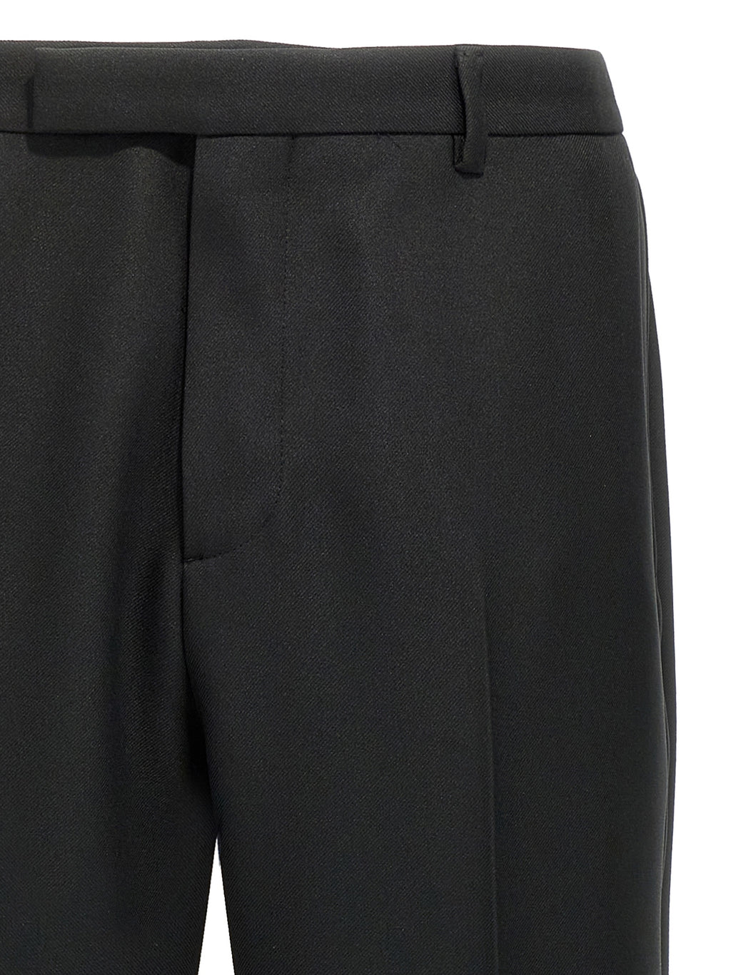 Gucci Black Polyester Casual Trousers