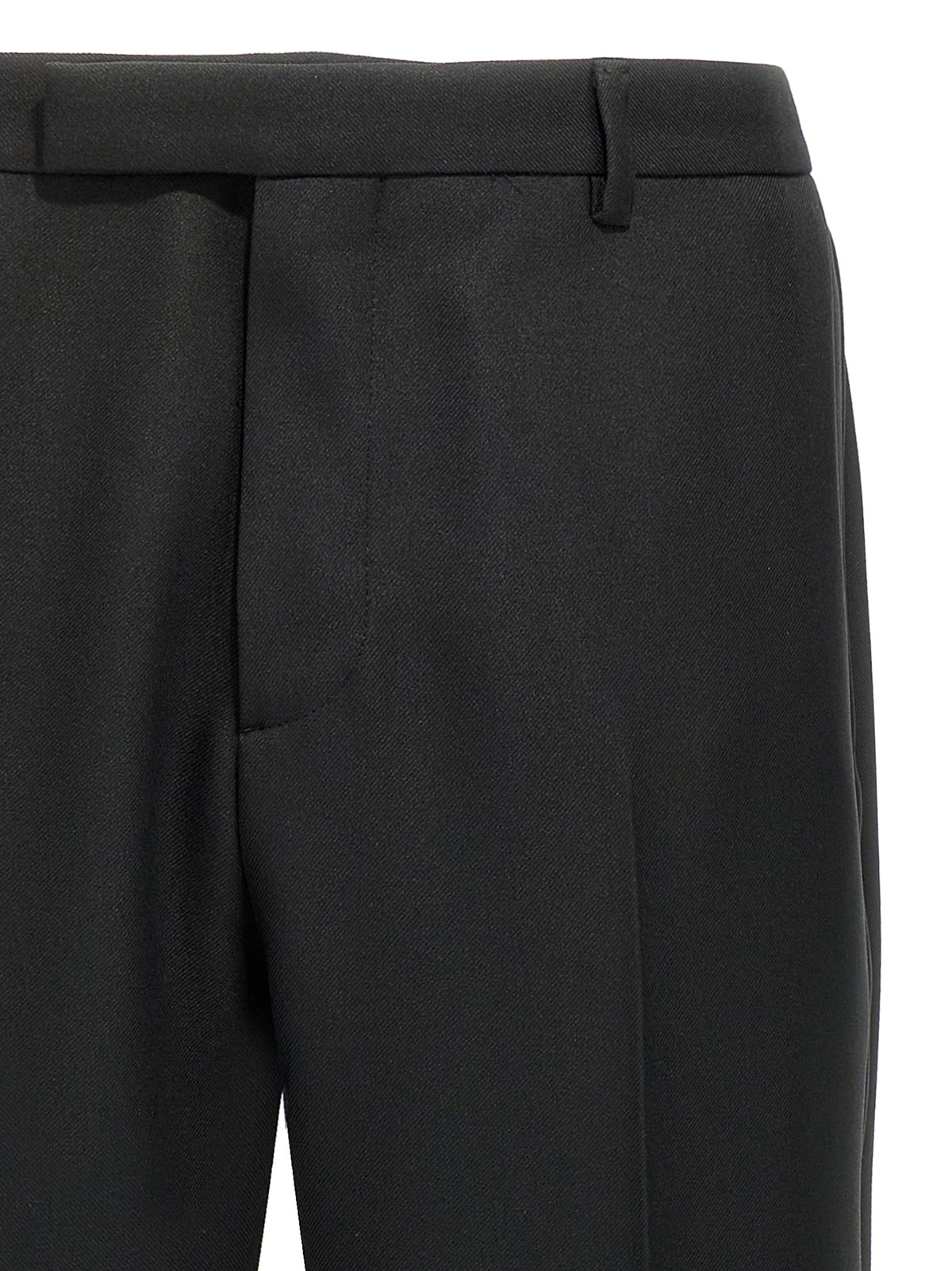 Gucci Black Polyester Casual Trousers
