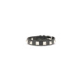 Valentino Garavani Black Calf Leather Bracelet