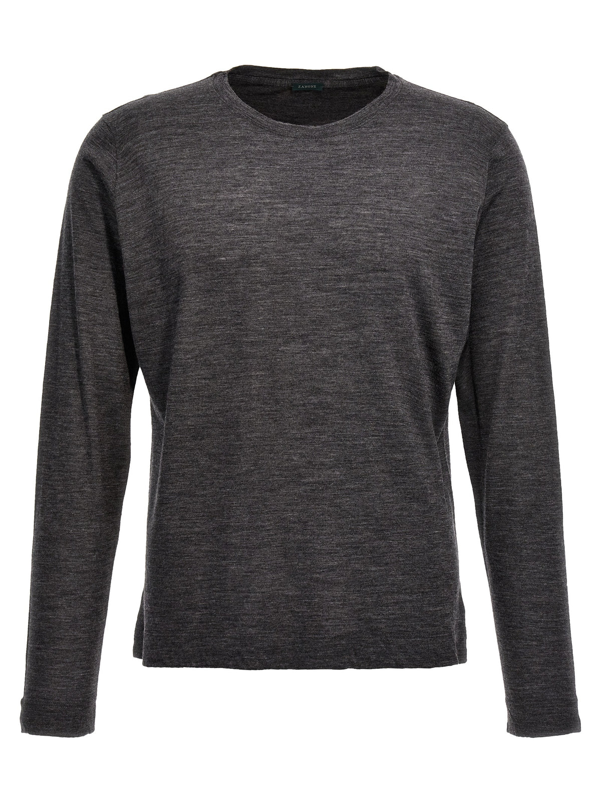 Zanone Grey Virgin Wool Cardigan