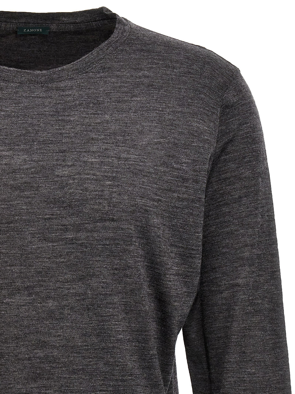 Zanone Grey Virgin Wool Cardigan