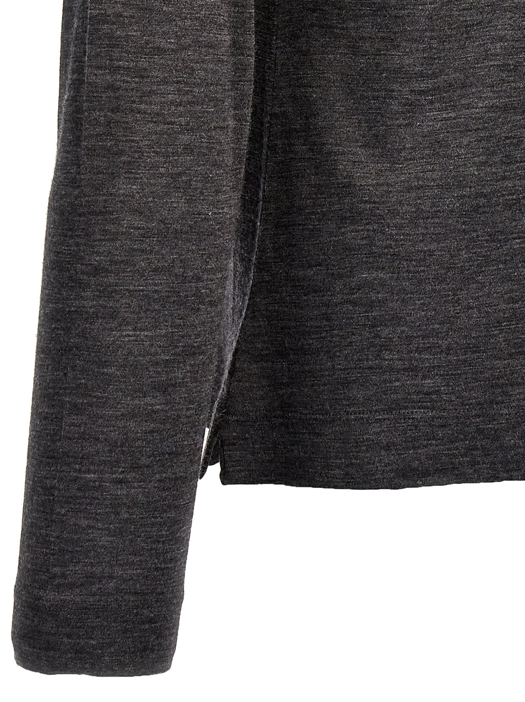 Zanone Grey Virgin Wool Cardigan