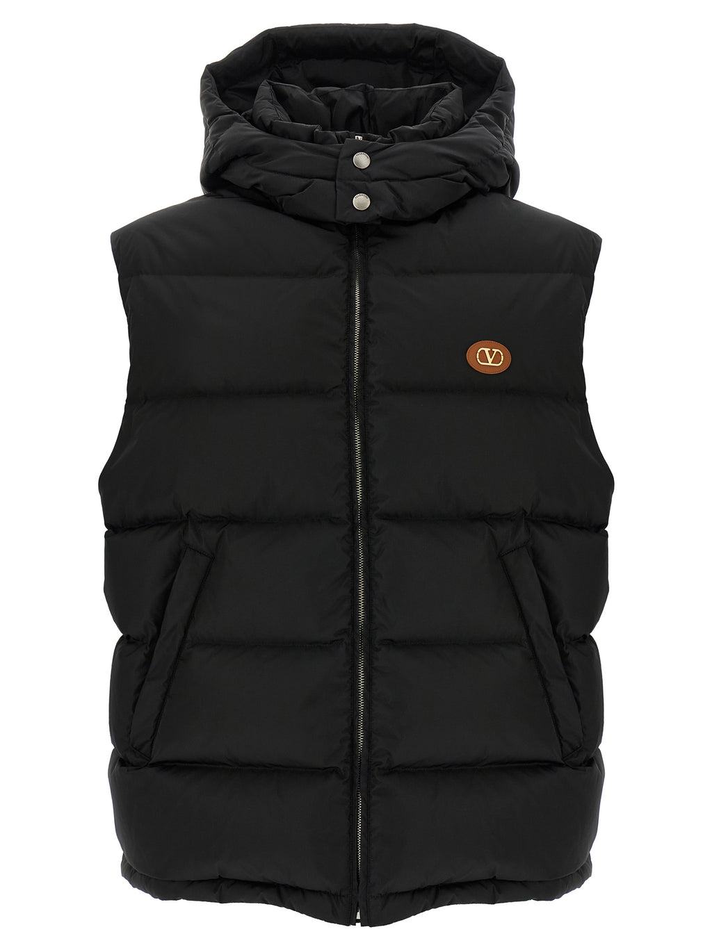 Valentino Garavani Black Polyamide Sleeveless Jacket