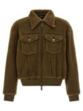 Dsquared2 Brown Polyester Long Jacket