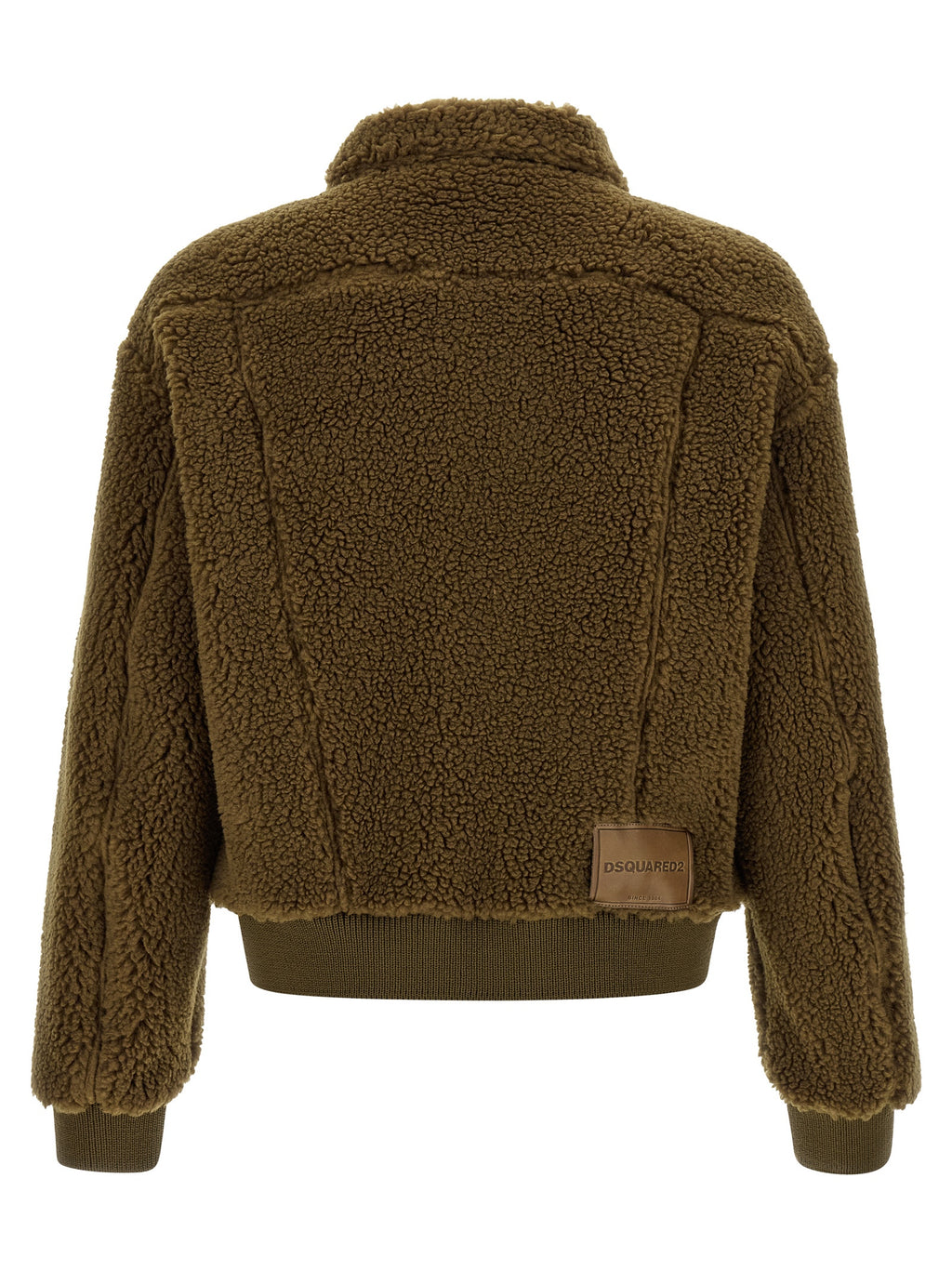 Dsquared2 Brown Polyester Long Jacket