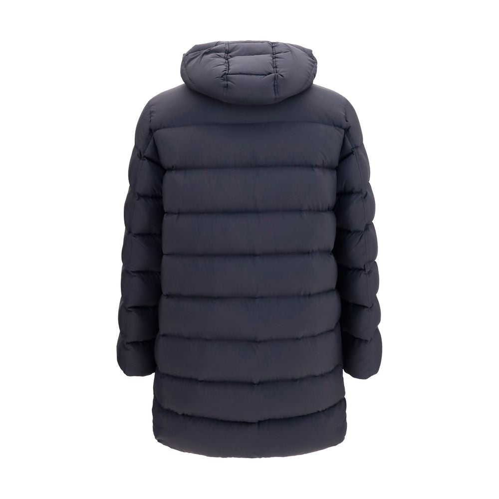 Herno Black Polyamide Long Jacket
