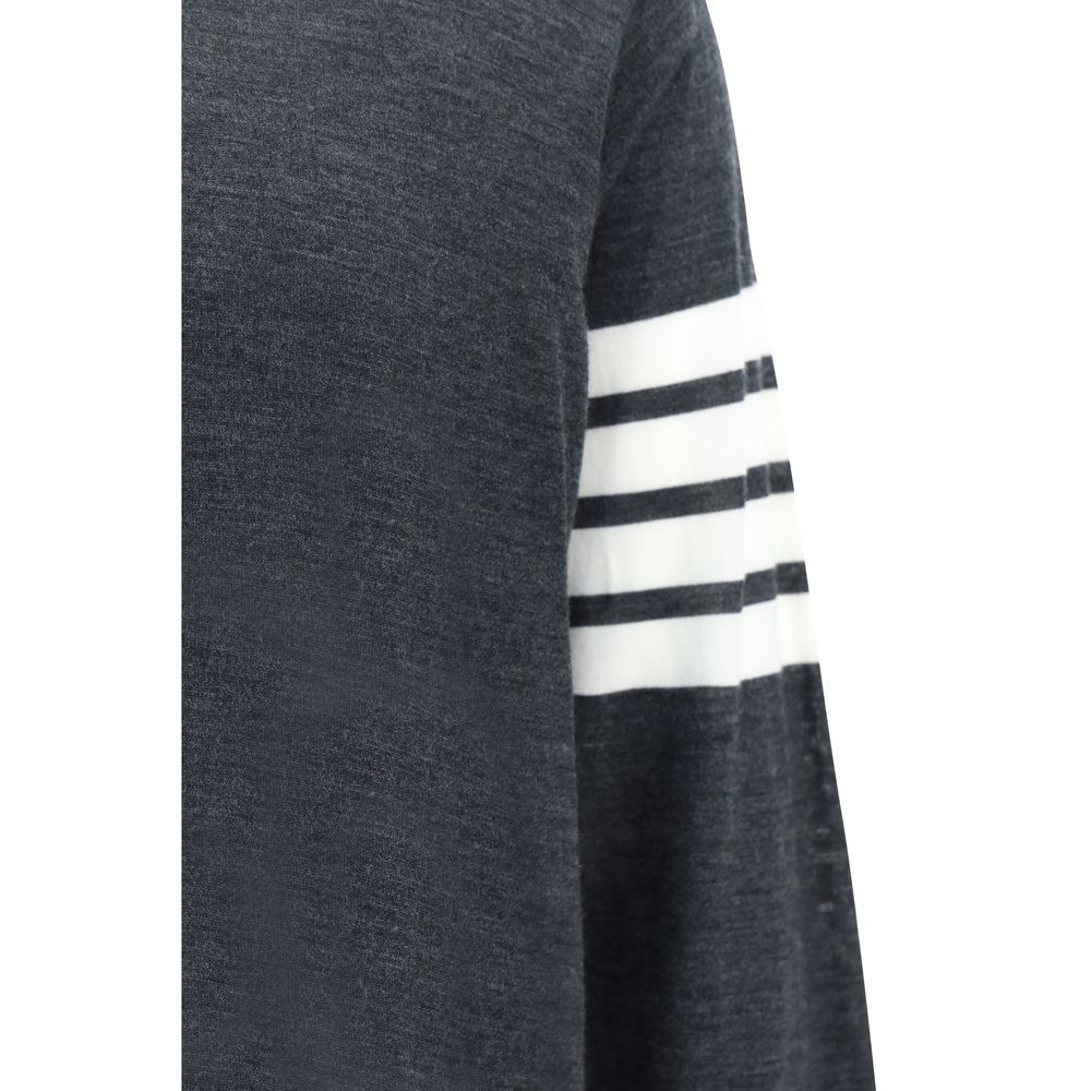 Thom Browne Grey Wool Sweatshirt