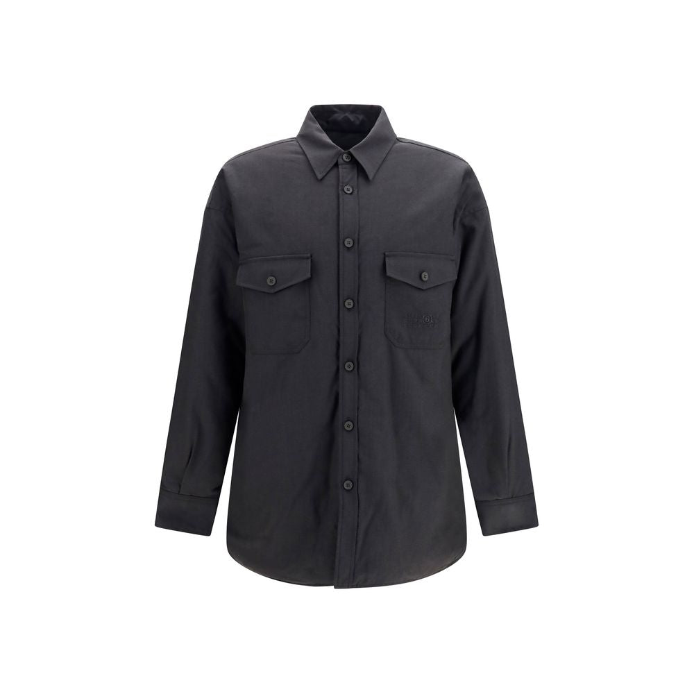 Gray Wool Oves Aries Shirt
