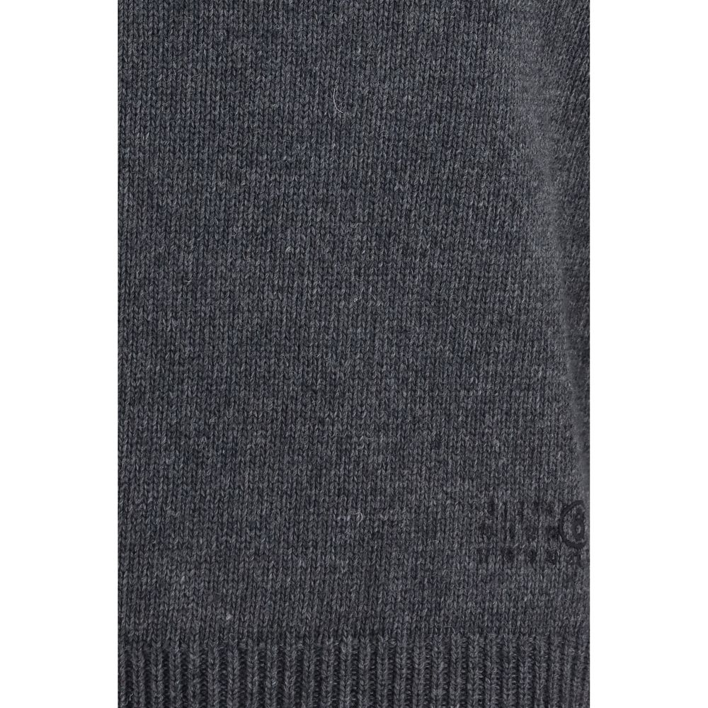 MM6 Maison Margiela Grey Wool Sweatshirt