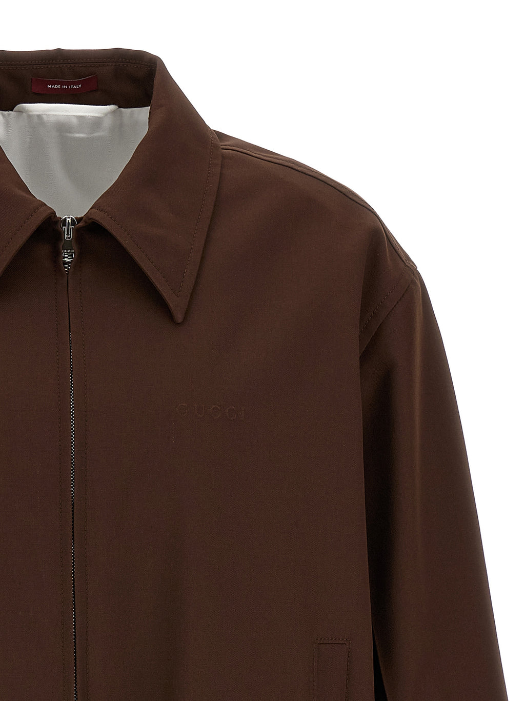 Gucci Brown Wool Long Jacket