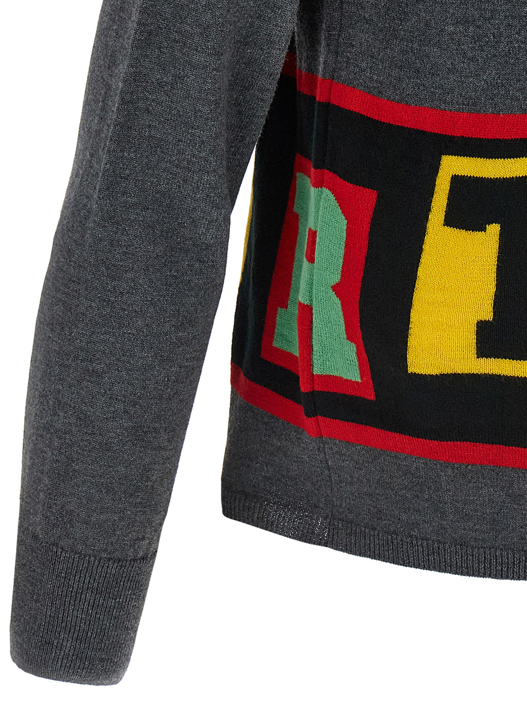Comme des Garçons Grey Acetate Cardigan