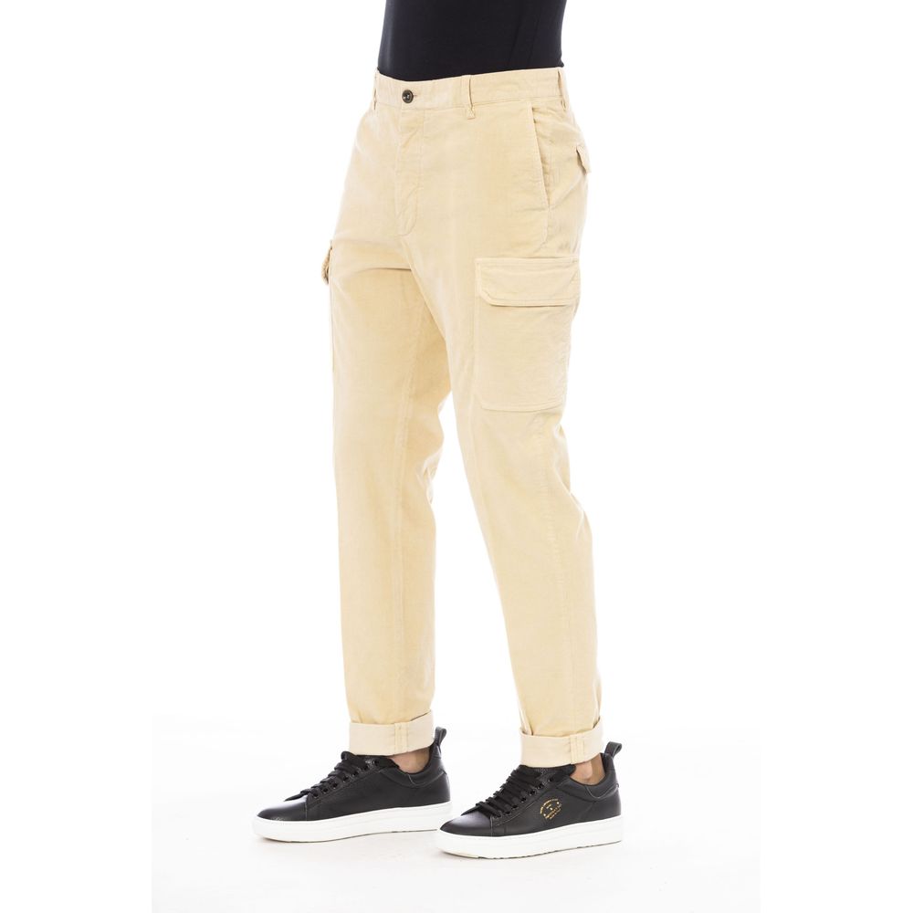 Peserico Beige Cotton Trousers