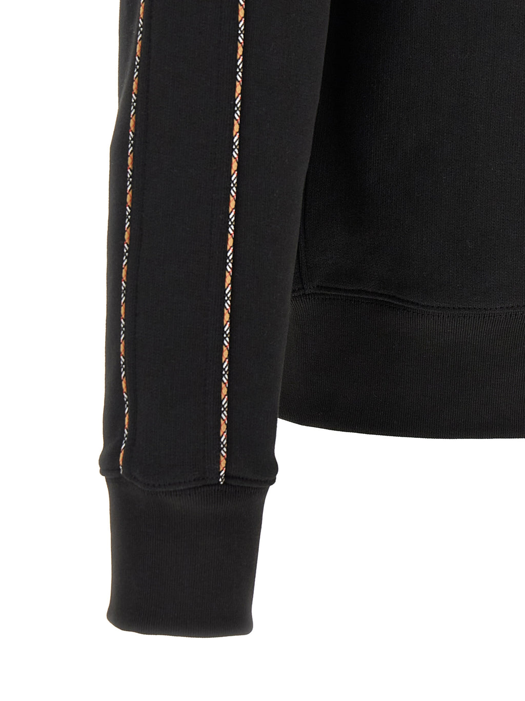 Black Cotton Sweatshirt