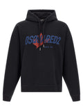 Black Cotton Sweatshirt