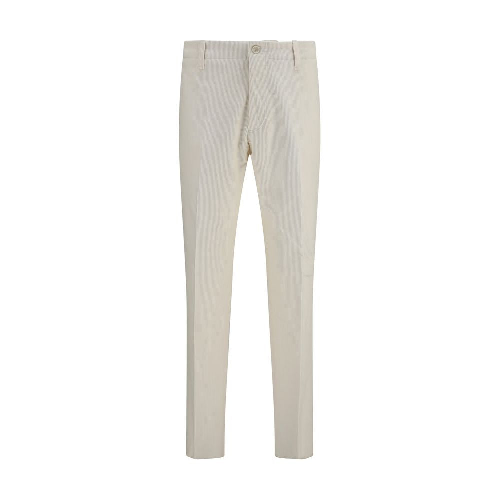 Lardini Beige Viscose Casual Trousers