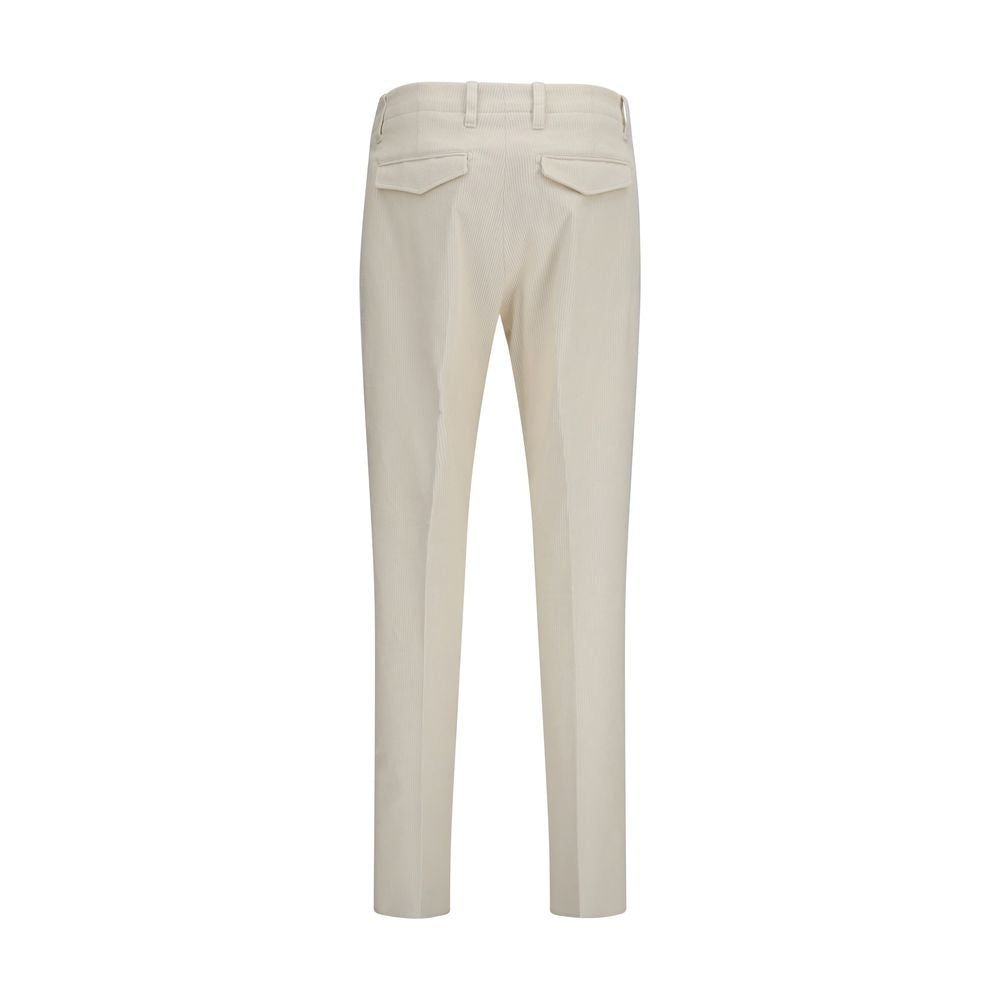 Lardini Beige Viscose Casual Trousers