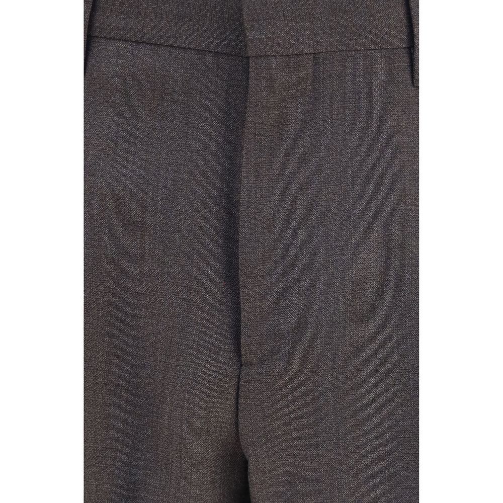Lardini Grey Viscose Dress Trousers