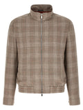 Brunello Cucinelli Brown Wool Long Jacket