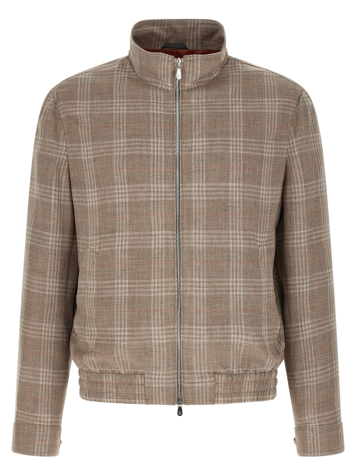 Brunello Cucinelli Brown Wool Long Jacket