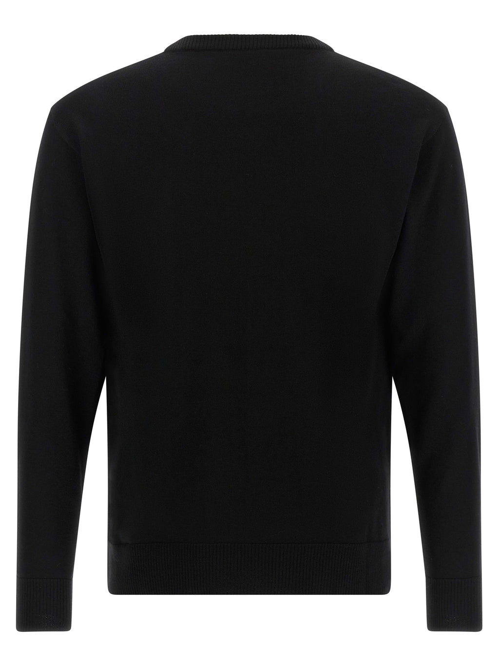 Black Virgin Wool Cardigan