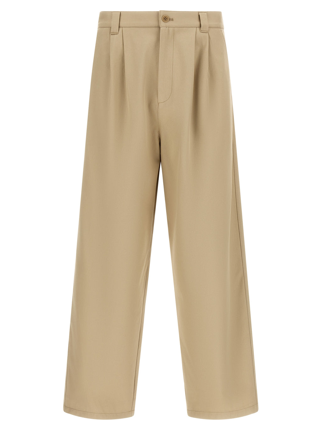 A.P.C. Beige Cotton Casual Trousers