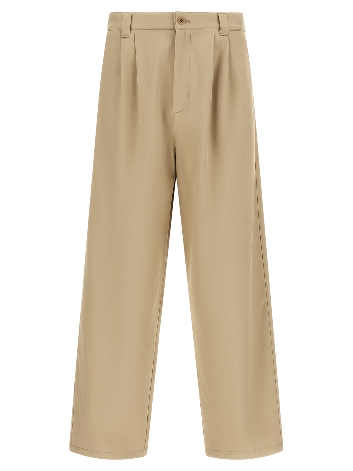 A.P.C. Beige Cotton Casual Trousers