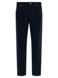 Brunello Cucinelli Blue Cotton Casual Trousers