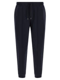 Blue Cotton Joggers (Workout Pants)
