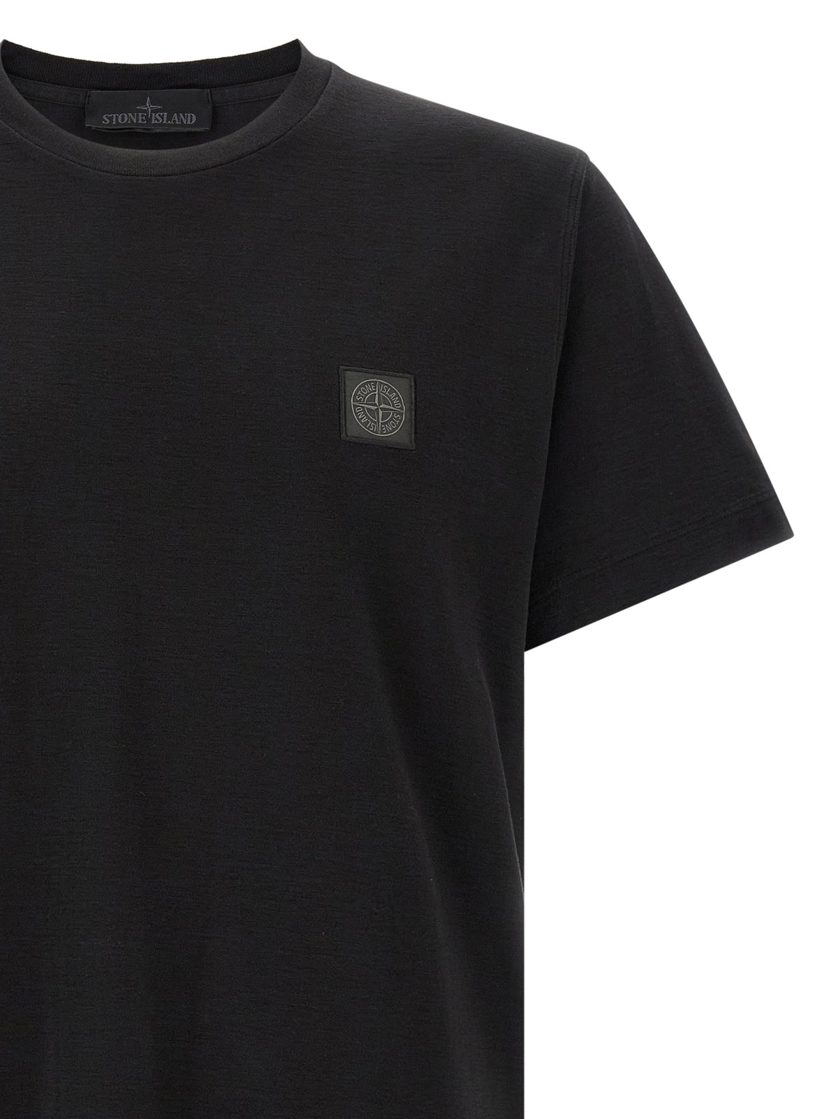 Black Cotton T-Shirt