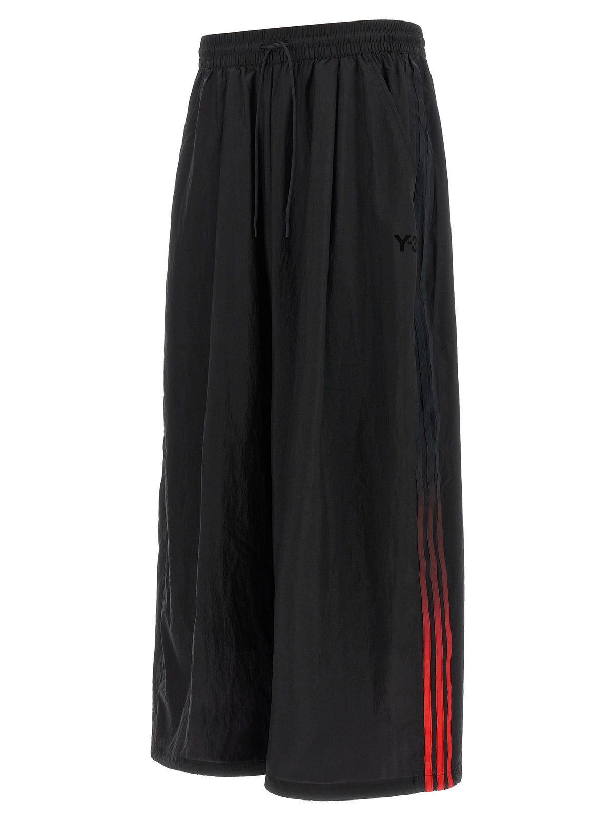 Black Polyamide Athletic Pants