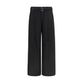Black Cotton Chino Pants