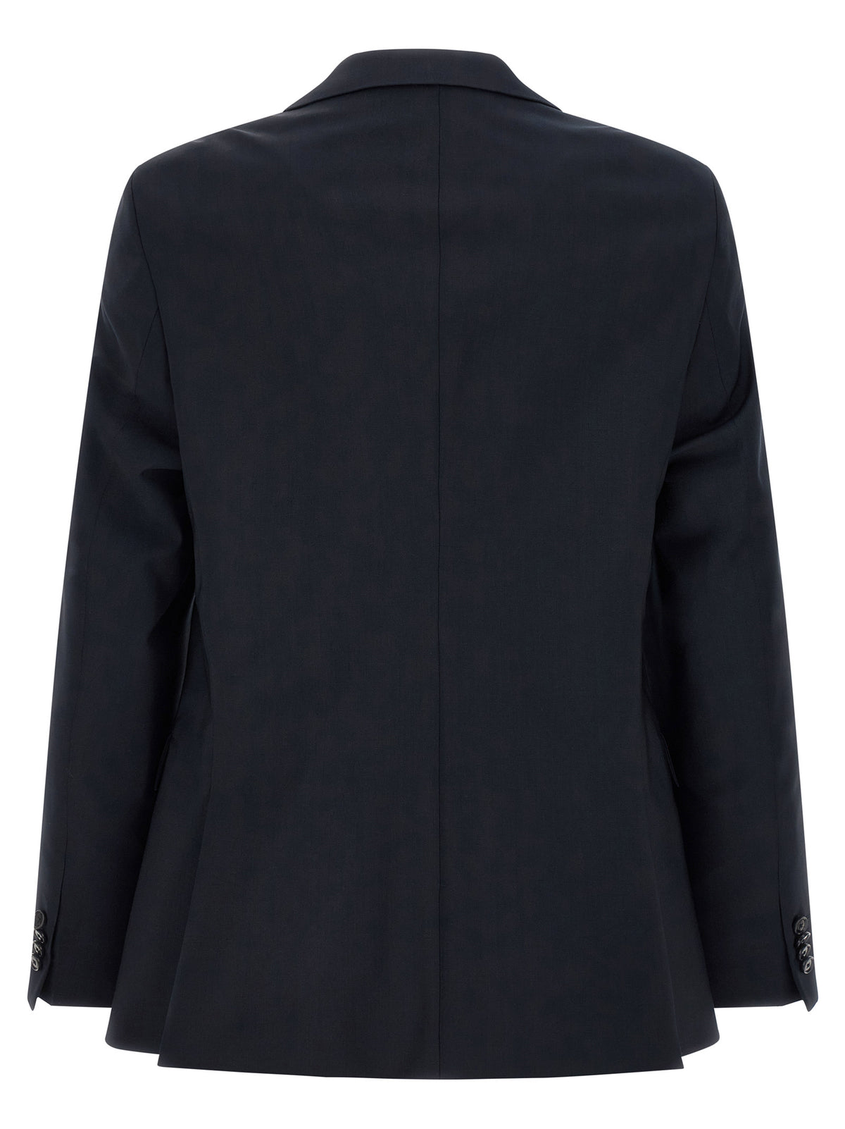 Blue Virgin Wool Two-Piece Suit