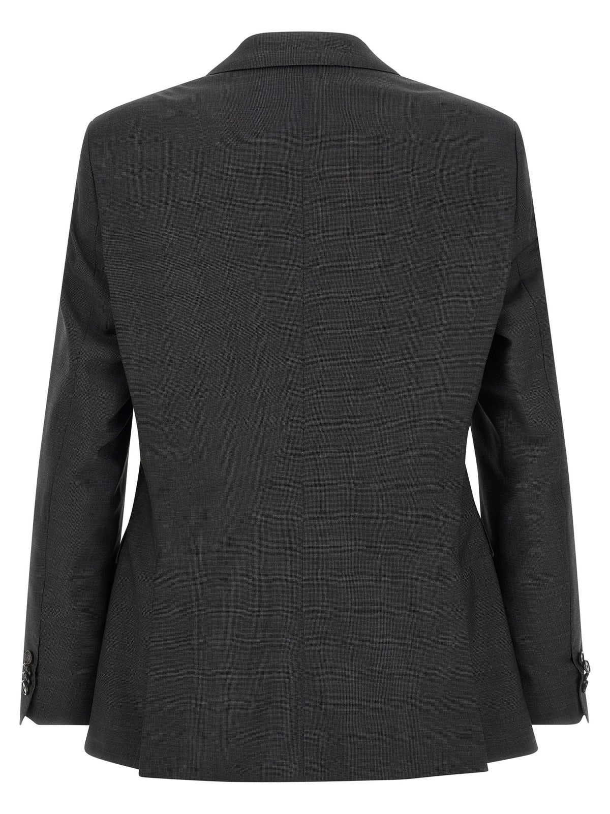 Gray Virgin Wool Two-Piece Suit
