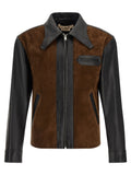 Marni Multicolor Calfskin Leather Jacket