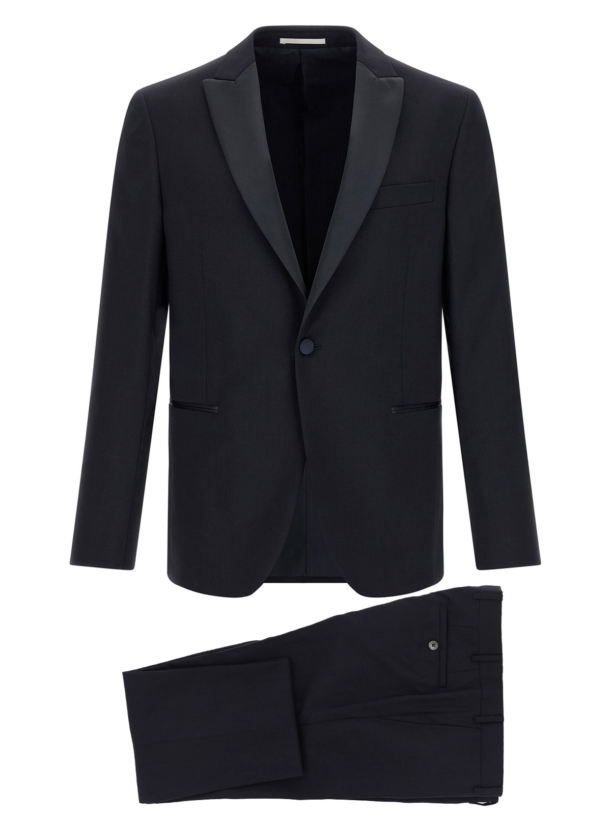 Blue Wool Two-Piece Suit