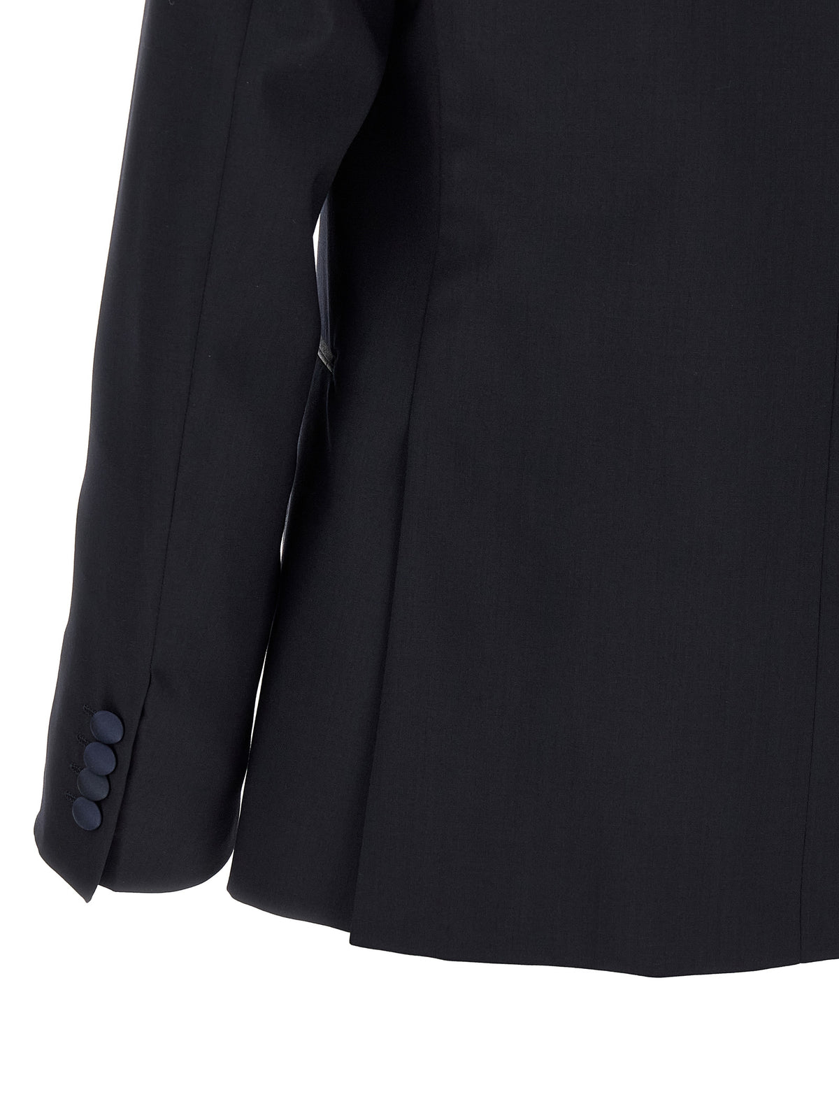 Blue Wool Two-Piece Suit