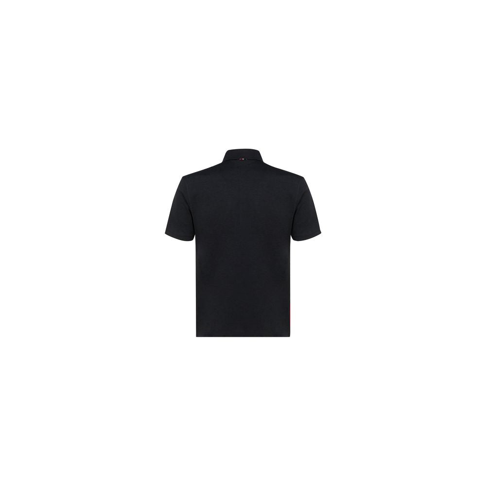Thom Browne Grey Cotton Polo Shirt