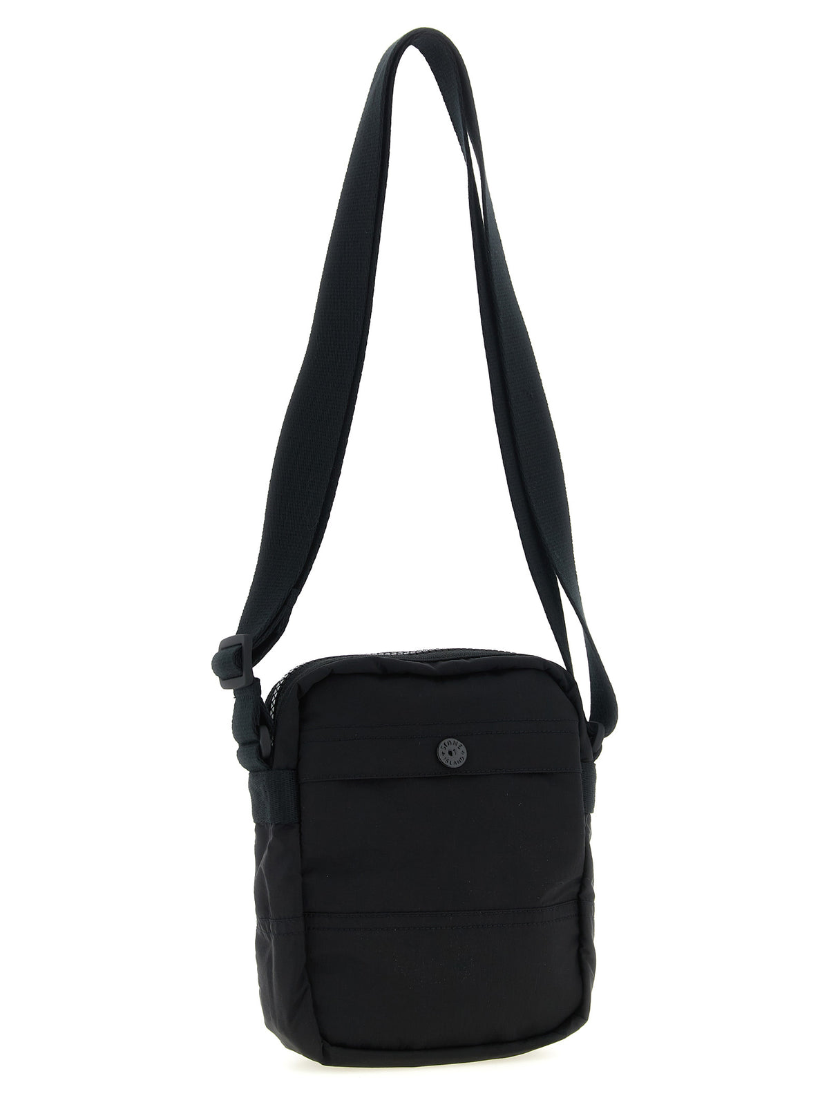 Black Polyamide Crossbody Bag