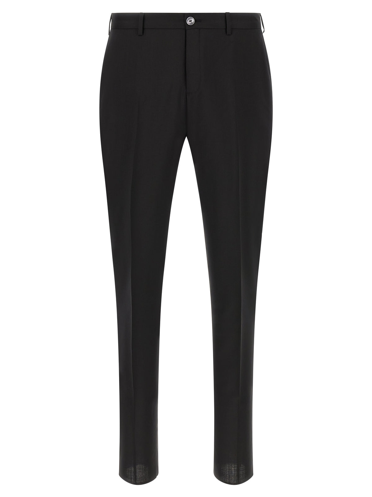 Black Wool Two-Piece Suit