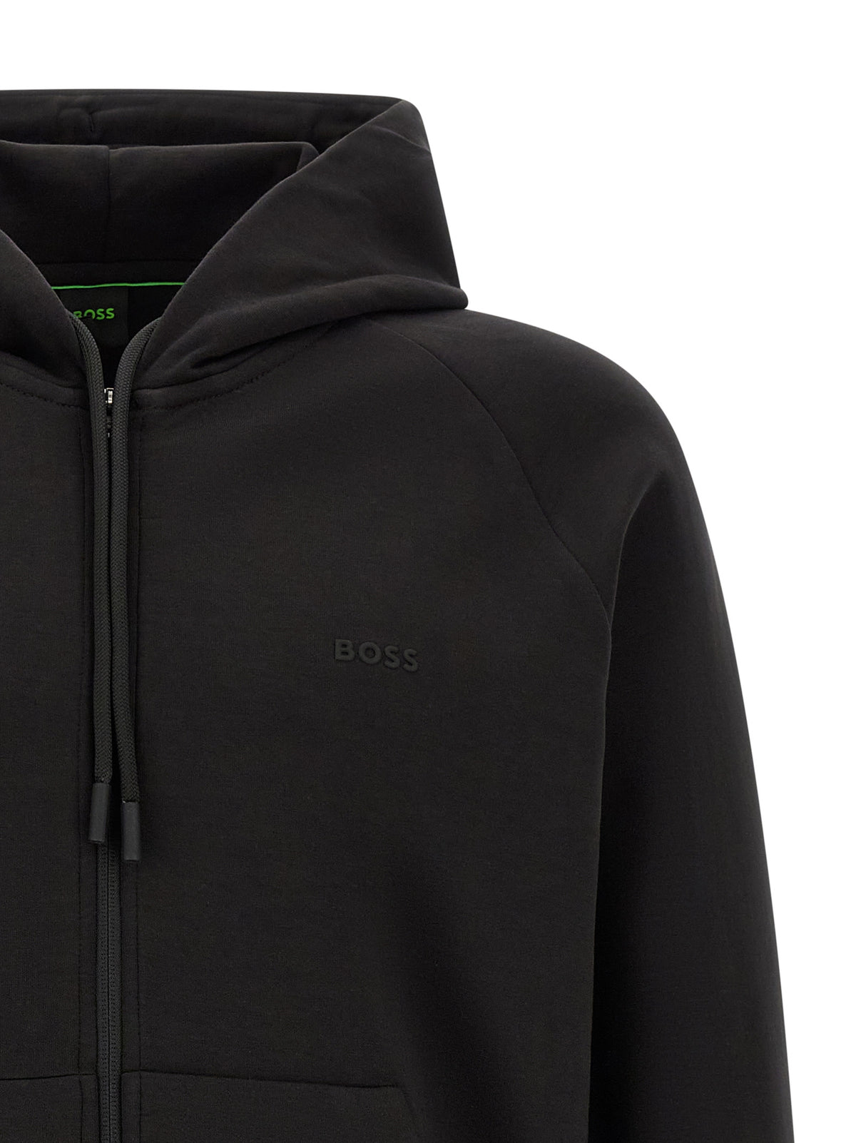 Black Cotton Sweatshirt