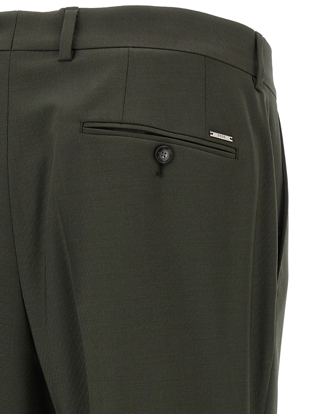 Bicolor Virgin Wool Pants