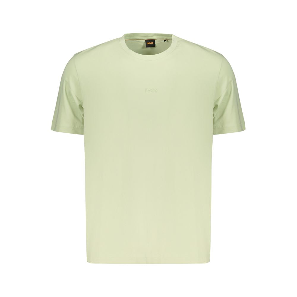 Hugo Boss Green Cotton T-Shirt